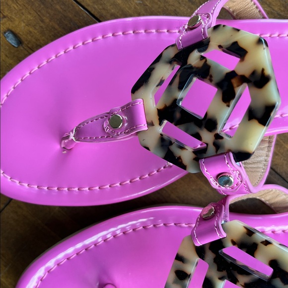 J. McLaughlin NWOT Lucy Flip flops Sz 8 - Picture 5 of 8